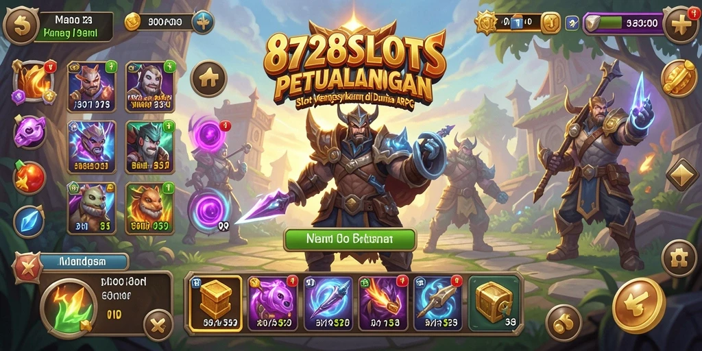 Tampilan gameplay menarik dari 8728SLOTS yang penuh warna.