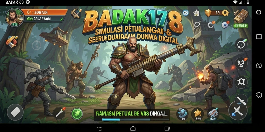 Tampilan utama gameplay BADAK178 yang menampilkan petualangan seru.