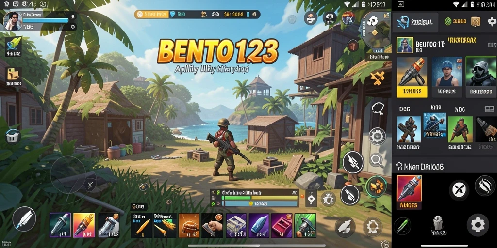 Tampilan antarmuka BENTO123 yang menarik dan fungsional.