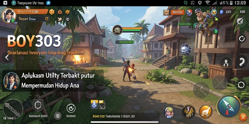 Tampilan antarmuka BOY303 yang sederhana dan menarik.