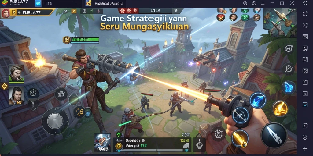 Gameplay seru FURLA77 dengan strategi mendalam dan pertempuran.