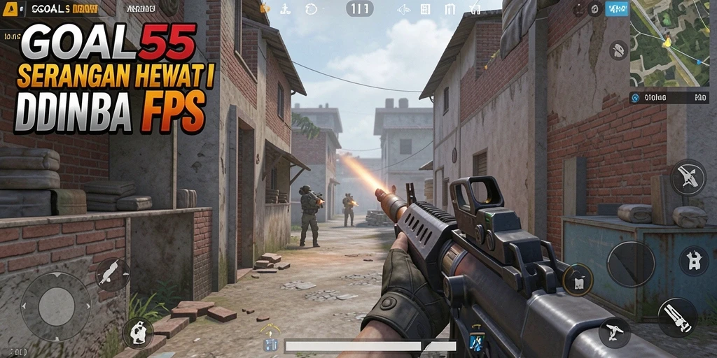 Tangkapan layar dari gameplay intens di GOAL55.