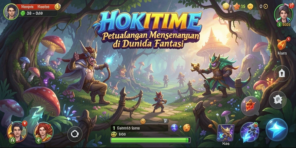 Tampilan gameplay HOKITIME yang seru dan penuh tantangan.
