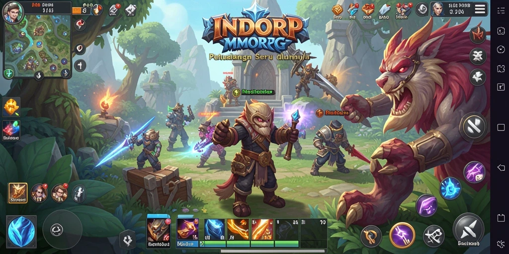Tampilan gameplay INDORP yang menantang dan penuh aksi.