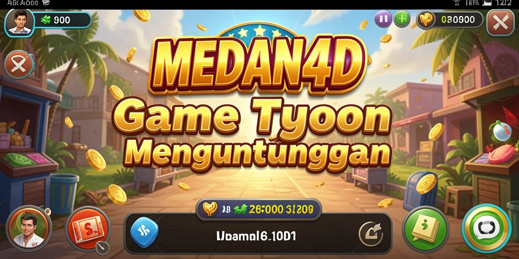 Tampilan gameplay MEDAN4D yang menarik dan penuh tantangan.