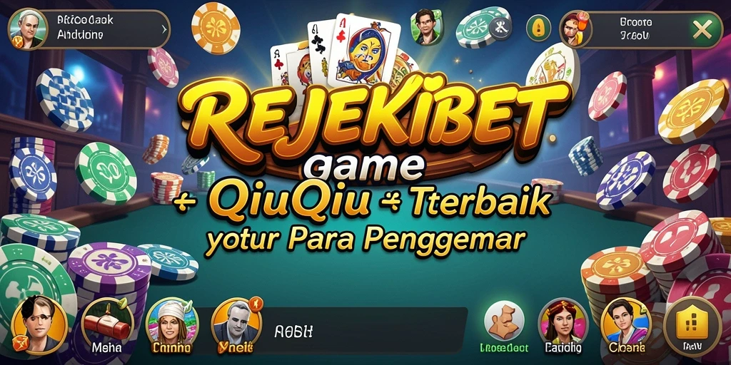 Screenshot utama REJEKIBET menunjukkan gameplay QiuQiu yang seru.