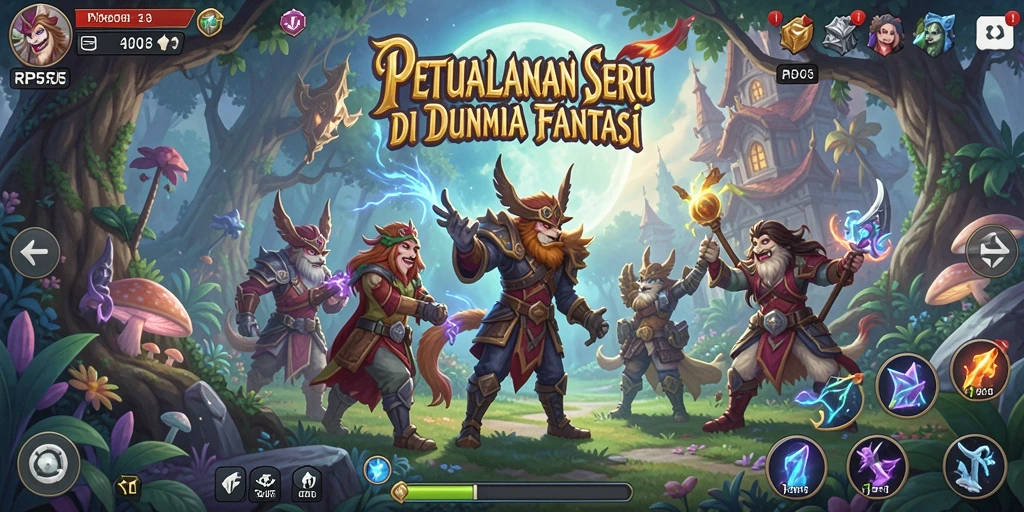 Screenshot gameplay seru dari RP55 menampilkan aksi mendebarkan.