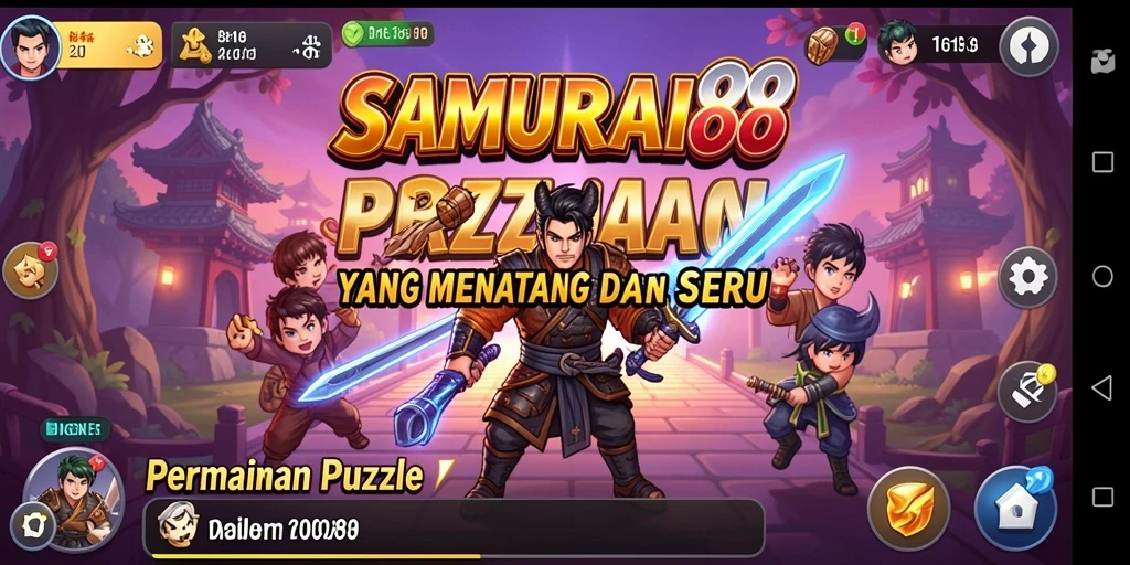 Screenshot gameplay puzzle menampilkan tantangan menarik.