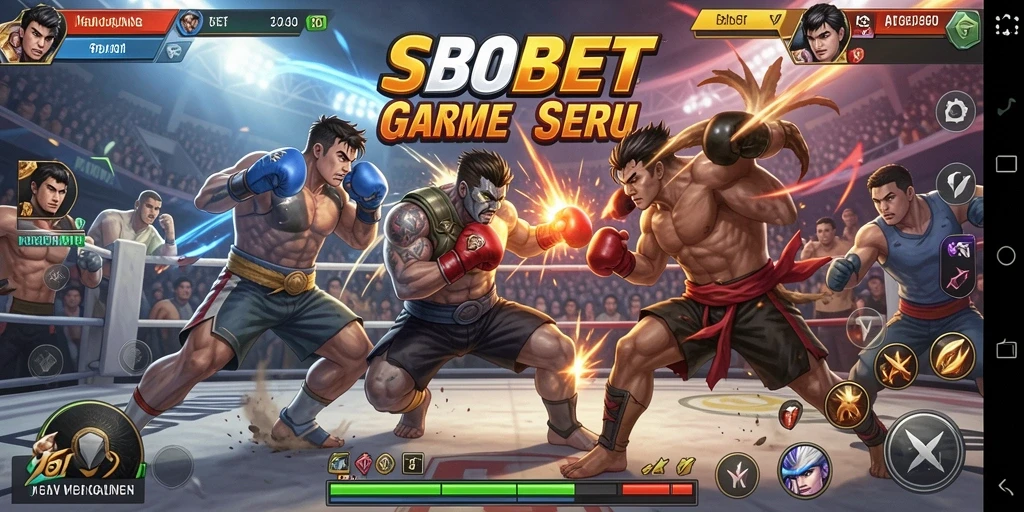 Gameplay SBOBET dengan aksi pertarungan yang mendebarkan.