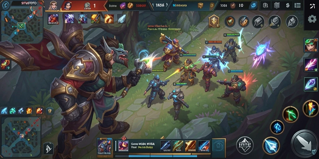 Tampilan gameplay mengesankan dari SITUSTOTO dalam aksi pertempuran.