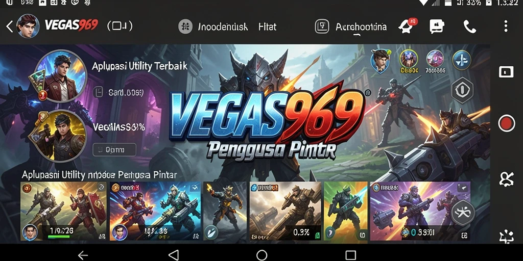 Tampilan intuitif ANTARMUKA VEGAS969 yang memudahkan pengguna.