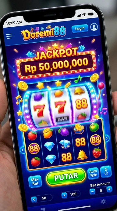 Tampilan utama aplikasi doremi88 yang user-friendly.